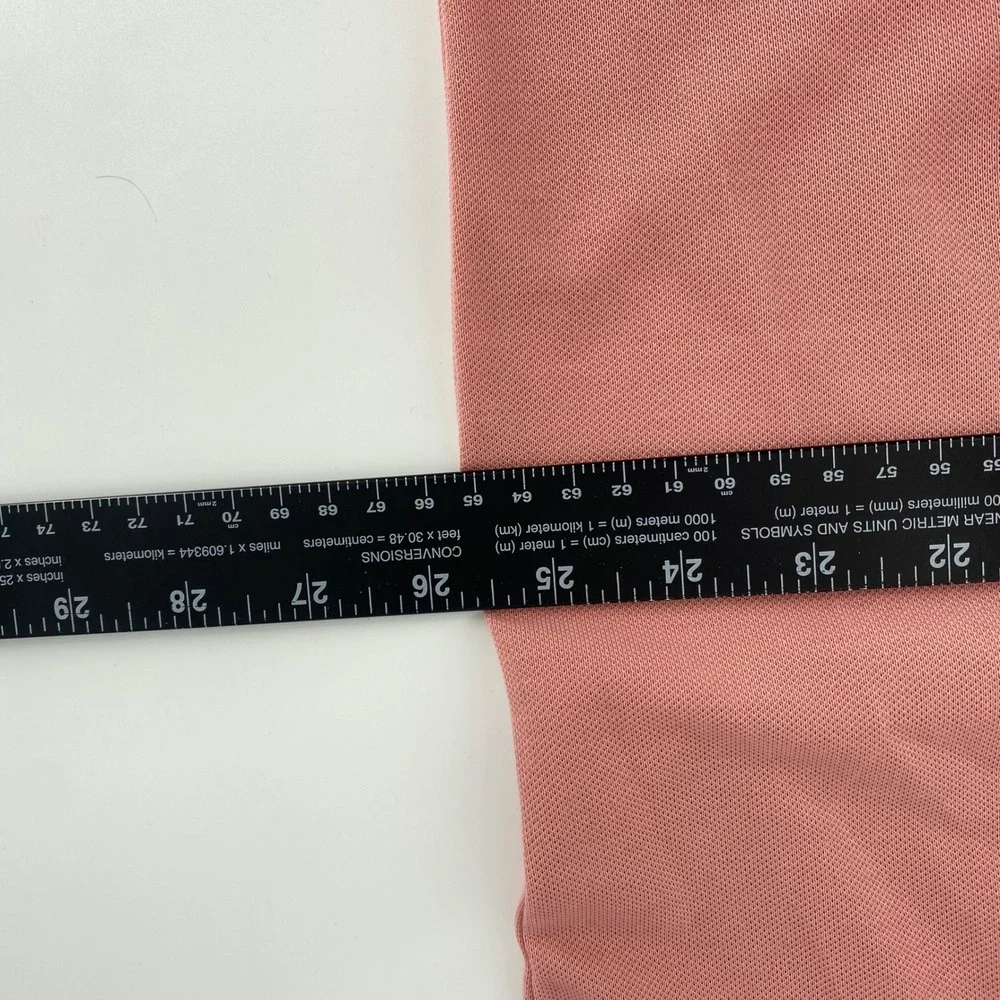 UNTUCKit Men's Rose Pink‎ Polo Shirt XX-Large with White Piping Pocket